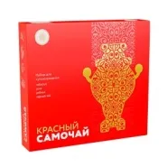 Набор для купажирования Floris КРАСНЫЙ САМОЧАЙ:ГИБИСКУС, РОЗА, РЯБИНА, ЧЕРНЫЙ ЧАЙ 130 гр