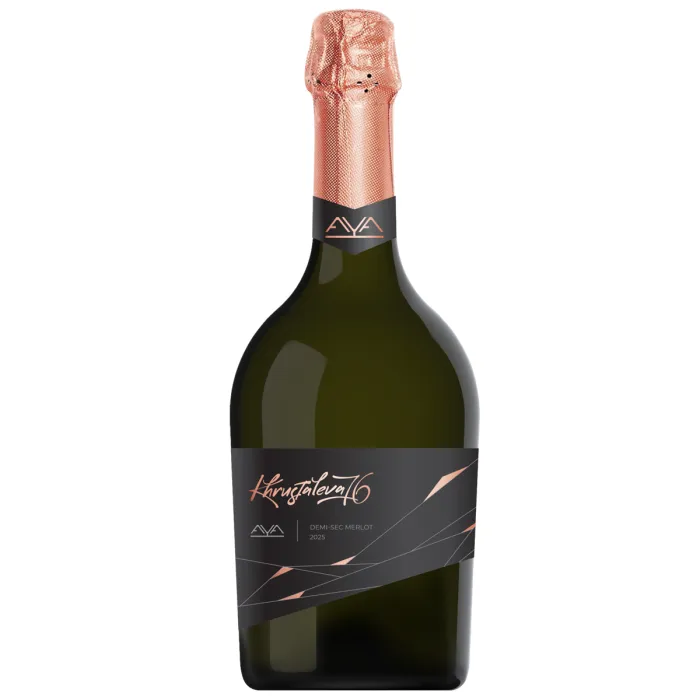 Вино игристое Aya Organic Wine KHRUSTALEVA 76 «Мерло»