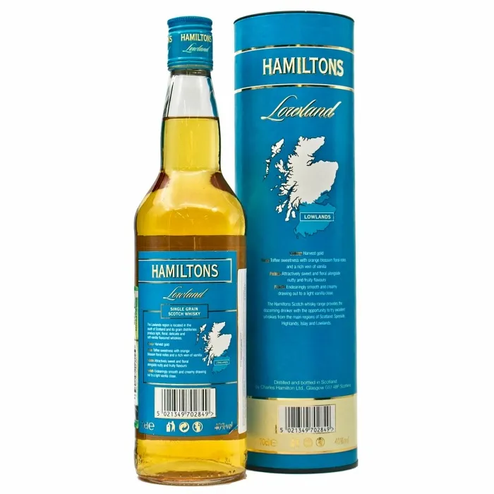 Виски шотландский однозерновой Гамильтонс ХАЙЛЕНД 0.7л в тубе, 