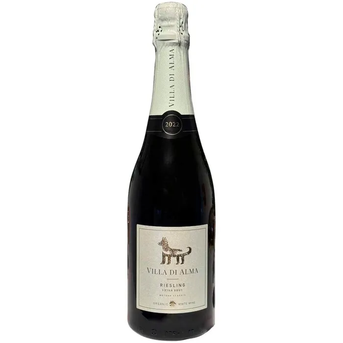 Вино игристое органическое выдержанное Villa Di Alma РИСЛИНГ