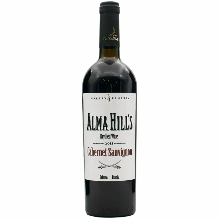 Вино Вино ЗГУ Крым Валерий Захарьин АЛЬМИНСКИЕ ХОЛМЫ «Каберне», 