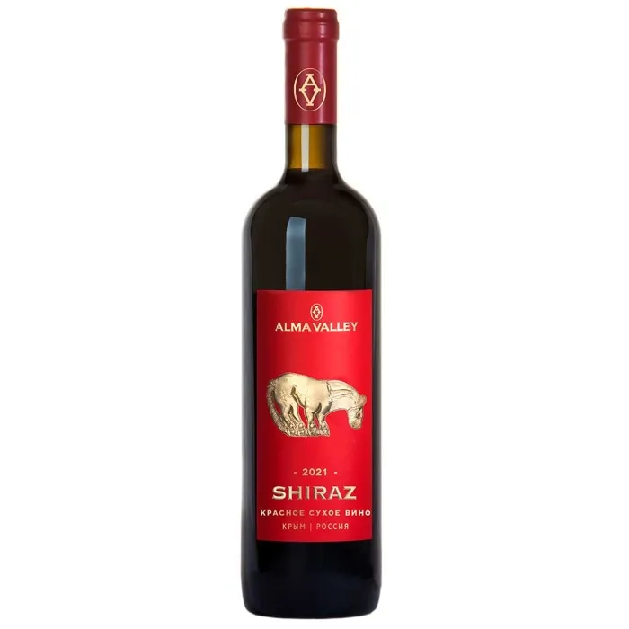 Вино Вино ЗГУ Крым Alma Valley ШИРАЗ, 