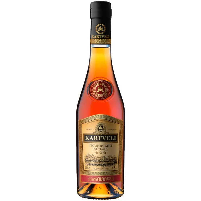 Коньяк грузинский Картвели ВСОП 5-летний 0.75л, 