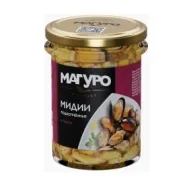 Мидии подкопченные в масле Магуро 200 гр