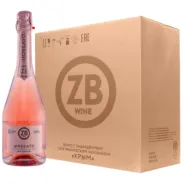 Вино игристое ZB Moscato Rose Semisweet 2023 (6 шт.)