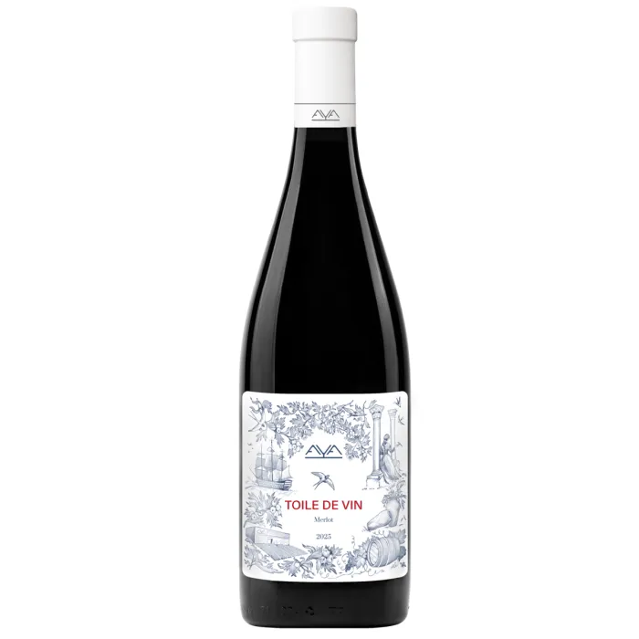 Вино Вино игристое Aya Organic Wine TOILE DE VIN «Мерло», 
