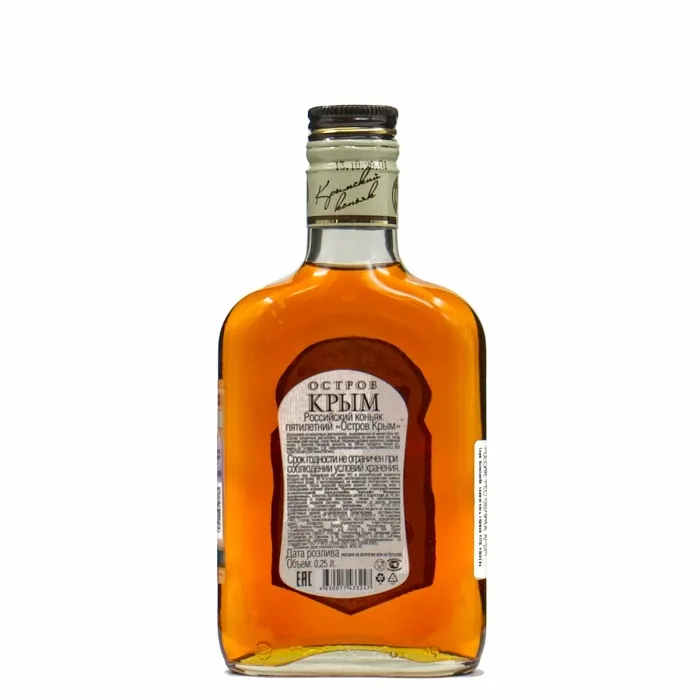Коньяк Остров Крым 5-летний 0.25л, 
