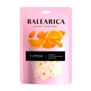  Туррон Balearica ЦЕЛЬНЫЙ МИНДАЛЬ С АПЕЛЬСИНОВЫМИ ЦУКАТАМИ 50 гр