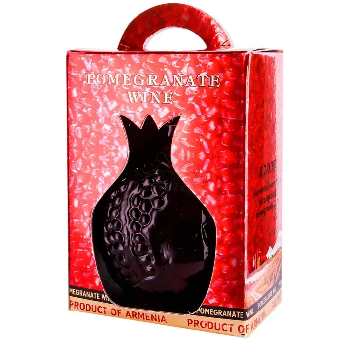 Вино Вино плодовое гранатовое Прошянский КЗ АРТ ПАЛАС ГРАНАТ в подарочной коробке, 
