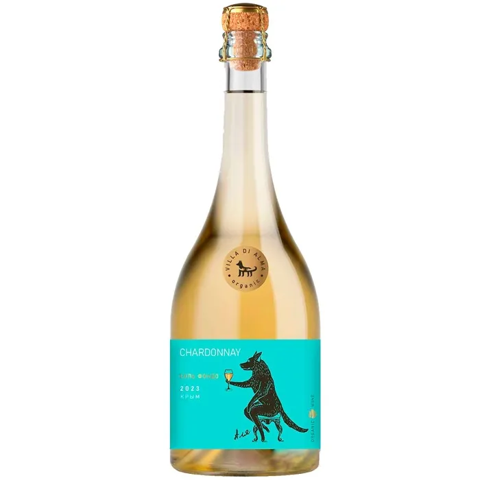 Вино игристое органическое Villa Di Alma КОЛЬ ФОНДО «Шардоне»