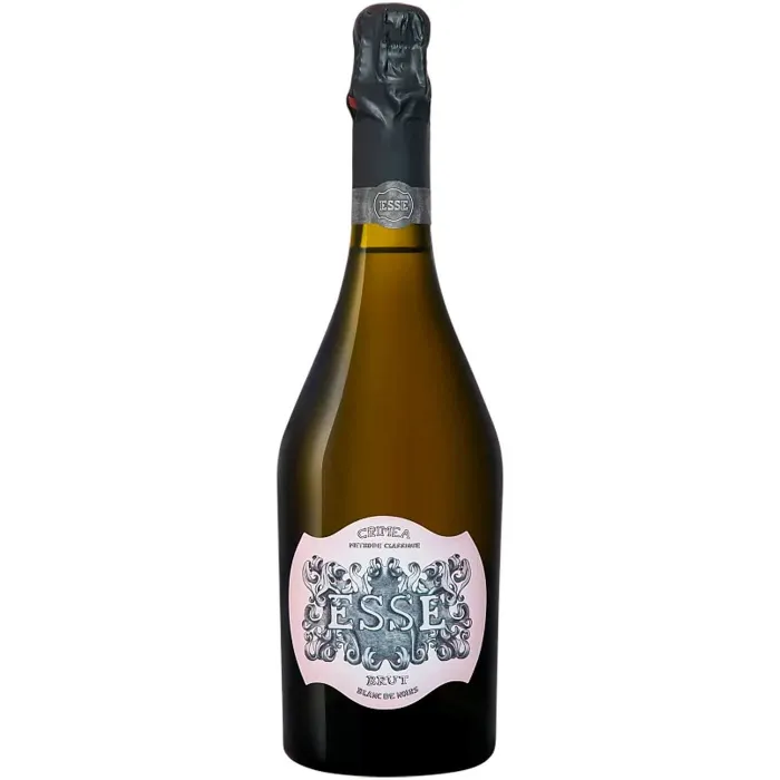 Вино игристое выдержанное ЗГУ Крым Esse БЛАН ДЕ НУАР