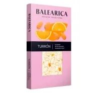 Туррон Balearica ЦЕЛЬНЫЙ МИНДАЛЬ С АПЕЛЬСИНОВЫМИ ЦУКАТАМИ 75 гр