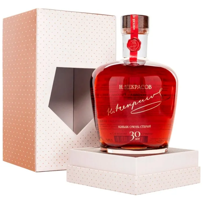 Коньяк ОС НЕКРАСОВ 30-летний  в подарочной коробке, 