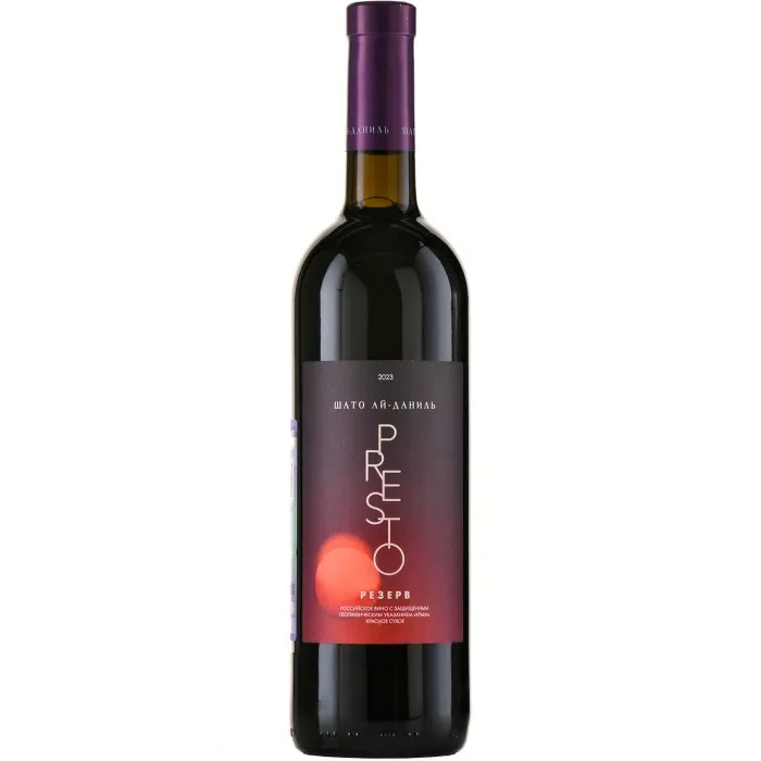 Вино Вино ЗГУ Крым Шато Ай-Даниль ПРЕСТО РЕЗЕРВ, 