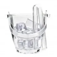 Ёмкость для льда + щипцы, стекло