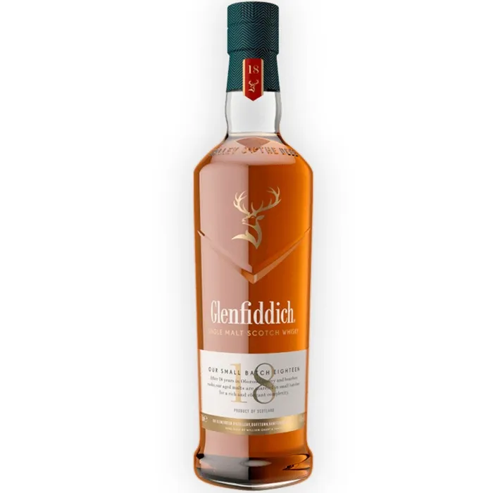Виски шотландский односолодовый Glenfiddich 18-летний 0.7 л, 