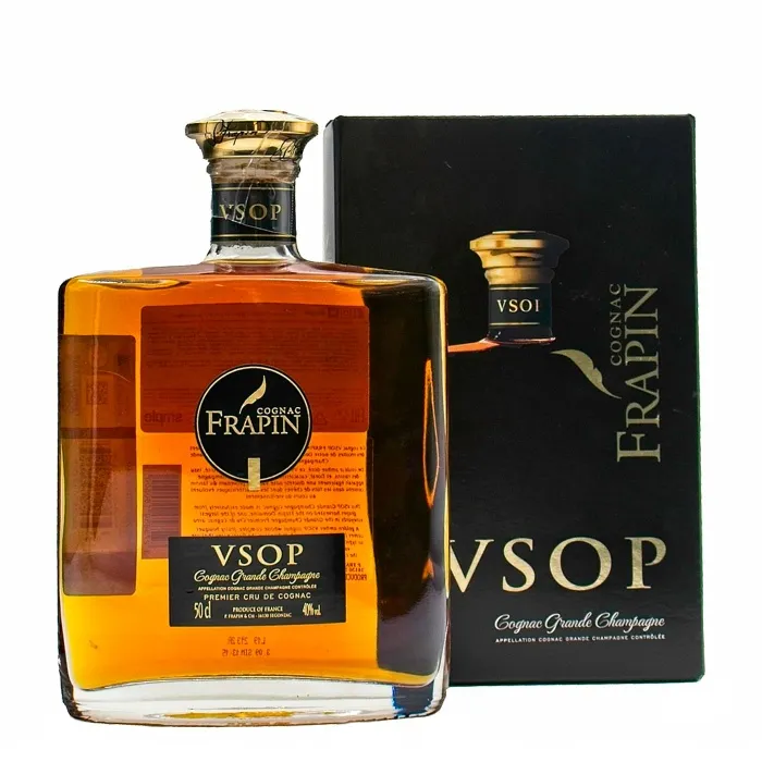 Коньяк Фрапен V.S.O.P. 0.5л в подарочной упаковке, 