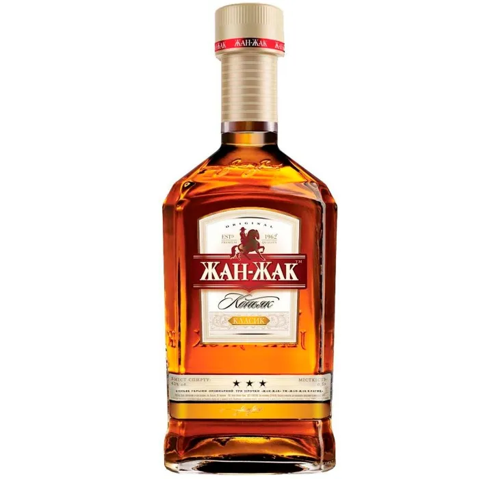 Коньяк Жан-Жак GOLD 3-летний 0.5л, 