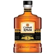 Коньяк СТАРЫЙ КРЫМ 5-летний 0.5л  Коньяк СТАРЫЙ КРЫМ 5-летний 0.5л