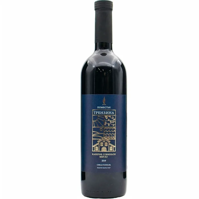 Вино Вино Domaine Lipko ПОМЕСТЬЕ ТРЕНЗИНА «Каберне Совиньон - Мерло», 