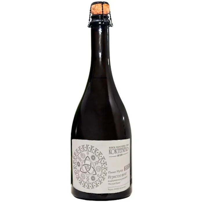 Вино игристое ЗГУ Крым Коктебель ПИНО НУАР