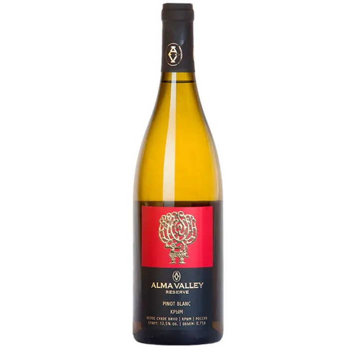 Вино Вино ЗГУ Крым Alma Valley ПИНО БЛАН РЕЗЕРВ, 
