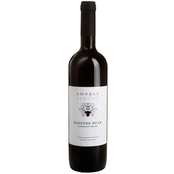 Вино Вино выдержанное ЗГУ Кубань Бюрнье КАБЕРНЕ ФРАН, 