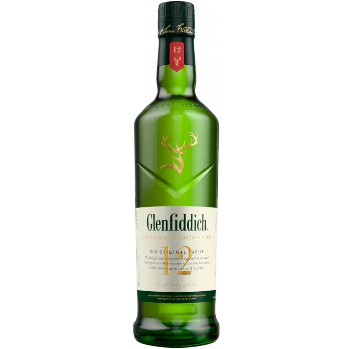 Виски шотландский односолодовый GLENFIDDICH 12-летний 0.7л , цена в Krymwine.ru Виски шотландский односолодовый GLENFIDDICH 12-летний 0.7л,