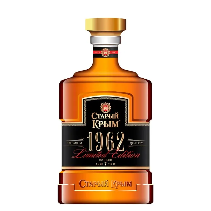 Коньяк СТАРЫЙ КРЫМ 7-летний 0.5л в подарочной упаковке, 