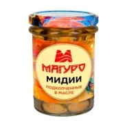 Мидии подкопченные в масле Магуро