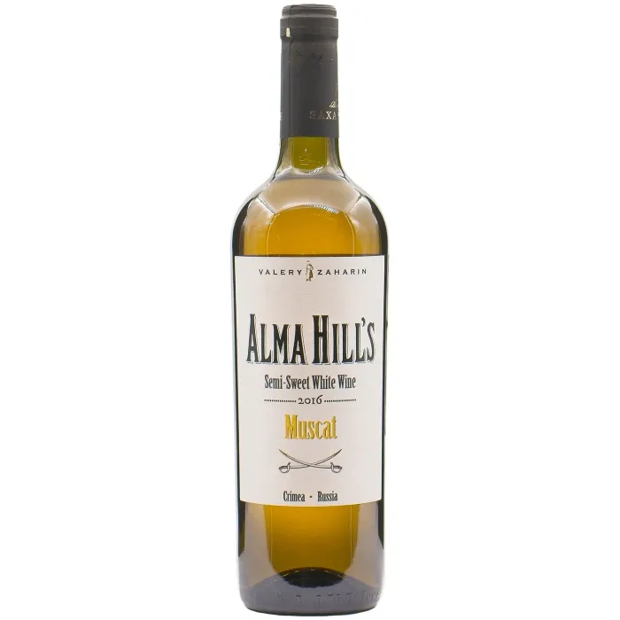 Вино Вино ЗГУ Крым Валерий Захарьин АЛЬМИНСКИЕ ХОЛМЫ «Мускат», 