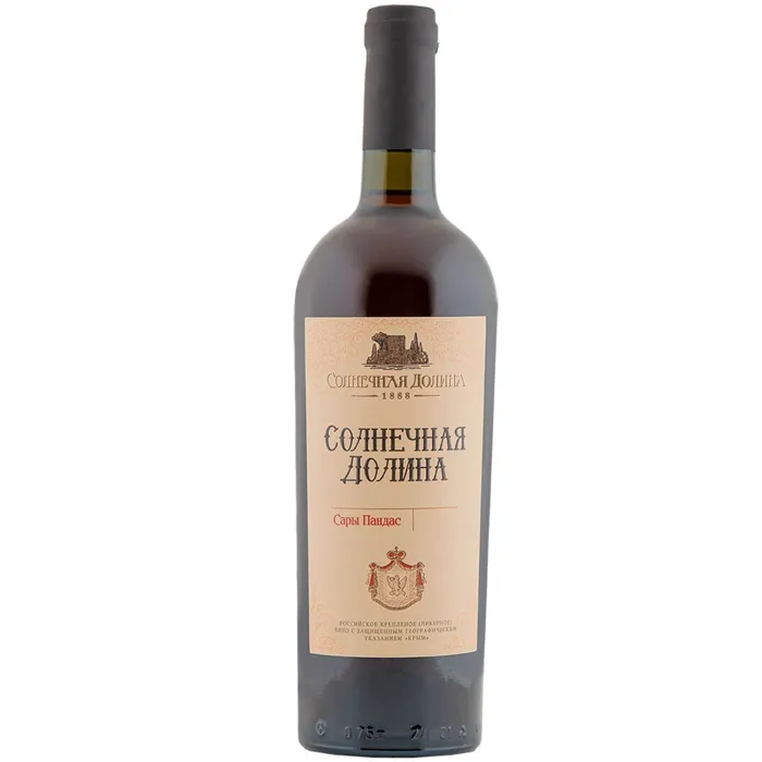 Вино Вино крепленое выдержанное ЗГУ Крым Солнечная Долина, 