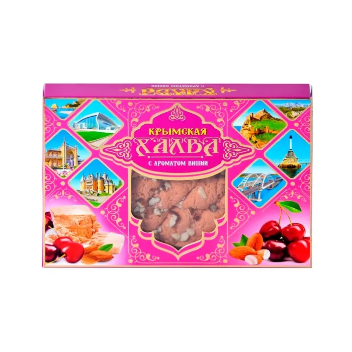 Крымская халва арахисовая с ароматом вишни 300гр