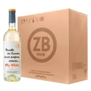 Вино ZB Wine WHITE «Голова не болит...» 2021 (6 шт.) Вино ZB Wine WHITE «Голова не болит...» 2021 (6 шт.)
