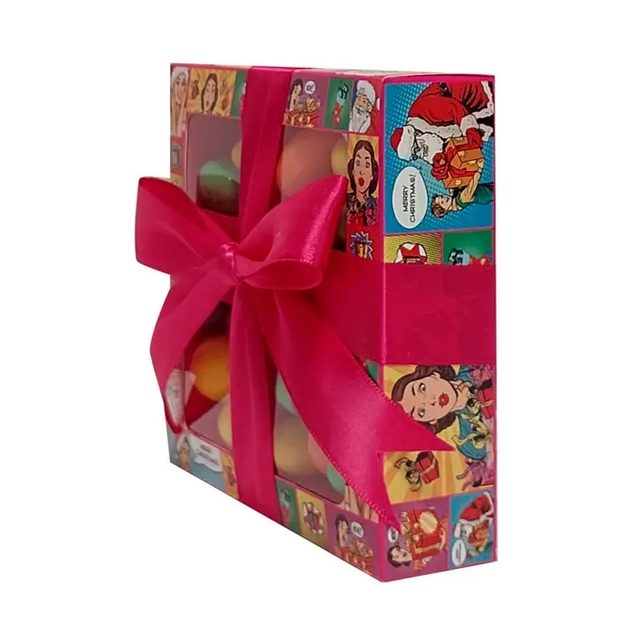 Подарочный набор Зеленая улица ПОП АРТ Розовый Миндаль в глазури 240 гр