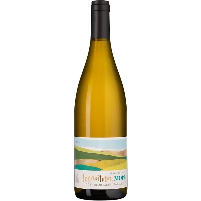 Вино Вино ЗГУ Кубань Скалистый Берег ЛОКАНТИТА. МОРЕ «Совиньон Блан-Шардоне», 