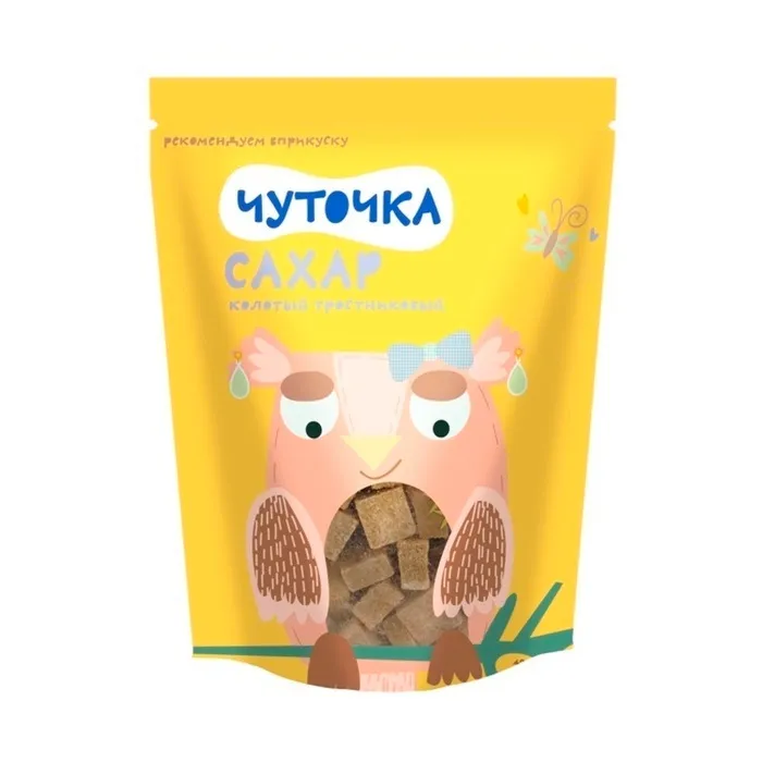 Сахар тростниковый коричневый нерафинированный Чуточка 420 гр