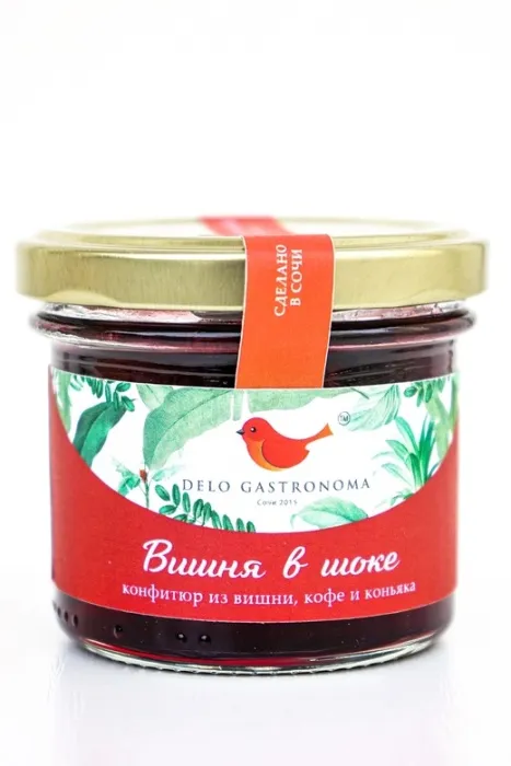 Конфитюр Delo gastronoma ВИШНЯ В ШОКЕ 125мл Конфитюр Delo gastronoma ВИШНЯ В ШОКЕ 125мл