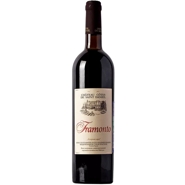 Вино Вино ЗГУ Крым Chateau Cotes de Saint Daniel TRAMONTO, 