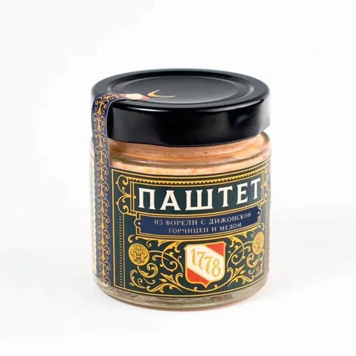 Паштет из форели с дижонской горчицей и мёдом Gastronomia 170г