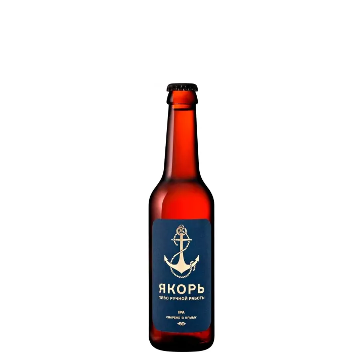Пиво светлое Якорь ИПА 7,5% 0,33л