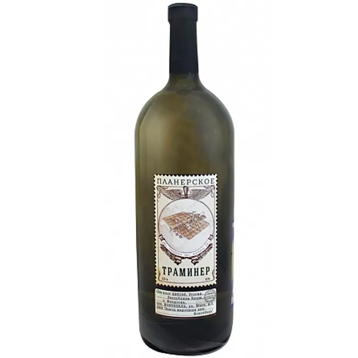 Вино Вино ЗГУ Крым Коктебель ПЛАНЕРСКОЕ ТРАМИНЕР, 1.5 л, 