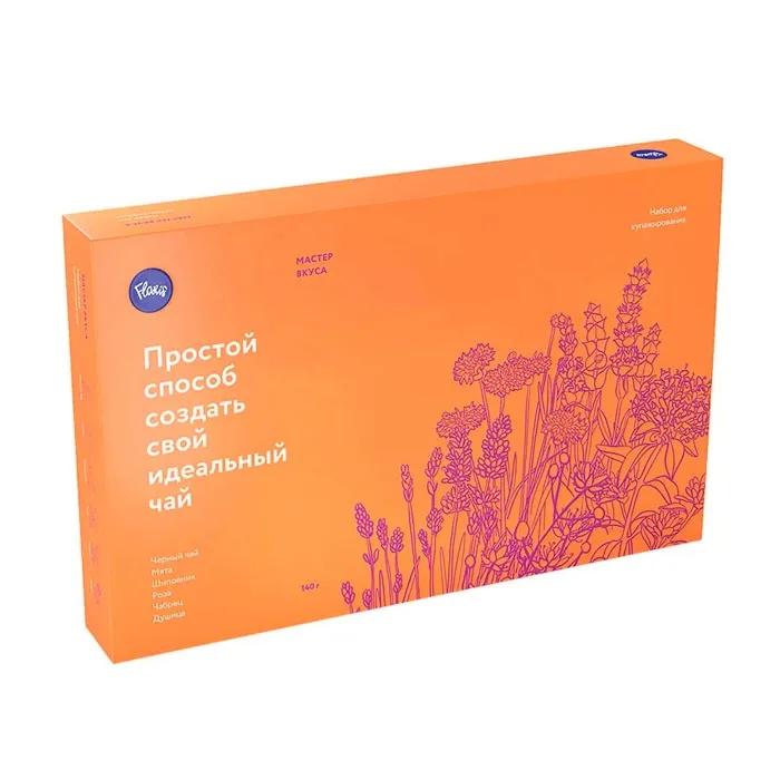 Набор для купажирования Floris МАСТЕР ВКУСА: ЧЕРНЫЙ ЧАЙ, МЯТА, ШИПОВНИК, РОЗА, ЧАБРЕЦ, ДУШИЦА 140 гр