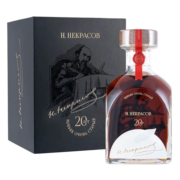 Коньяк ОС НЕКРАСОВ 20-летний 0.7 л в подарочной коробке , цена в Krymwine.ru Коньяк ОС НЕКРАСОВ 20-летний 0.7 л в подарочной коробке,